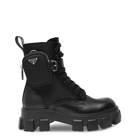 prada monolith boots second hand|prada monolith boots men's.